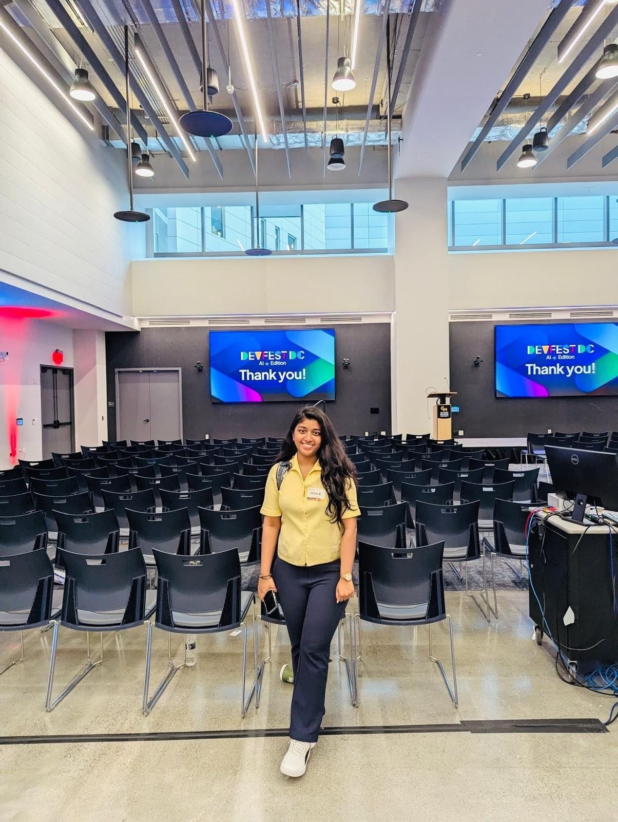 Google DevFest 2025 - Adonia at venue